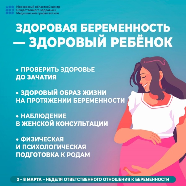 Неделя ответственного отношения к беременности