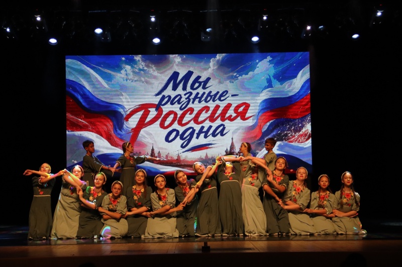 В Воскресенске провели концертную программу «Мы разные — Россия одна!»