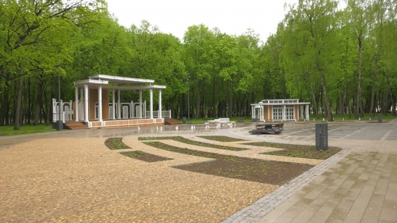 В центральном парке Воскресенска завершается последний этап реконструкции