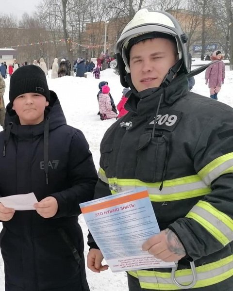 Пожарные ГКУ МО «Мособлпожспас» провели профилактические мероприятия в Воскресенске