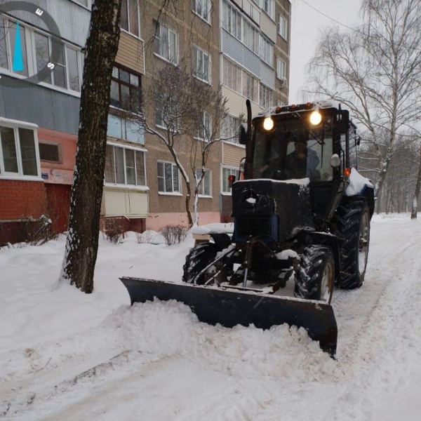 Уборка снега в городском округе Воскресенск 
