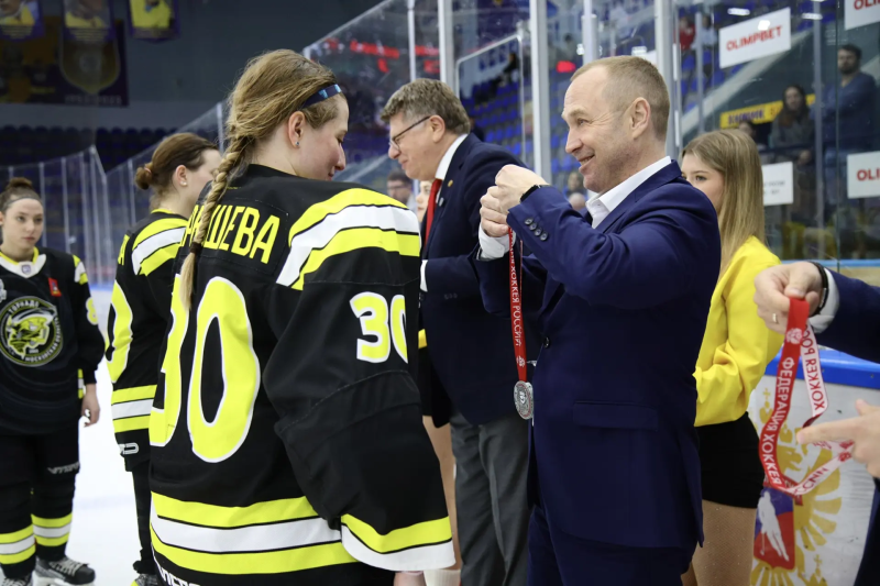 В Воскресенске прошёл финал чемпионат России женской хоккейной лиги