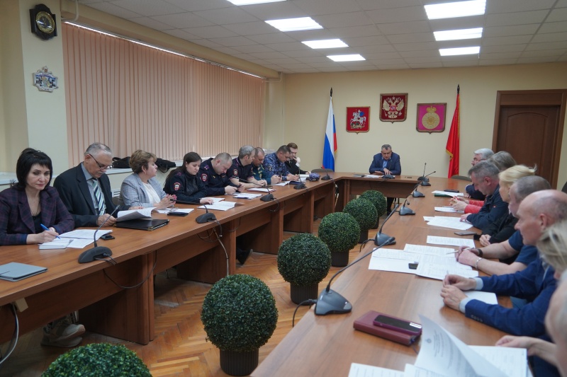На заседании антитеррористической комиссии городского округа Воскресенск