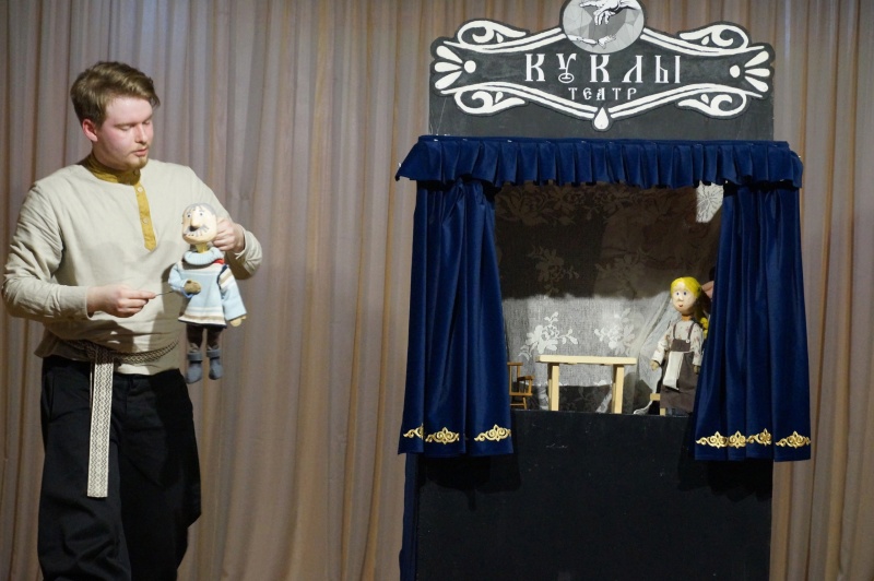 Кукольный спектакль для юных воскресенцев 
