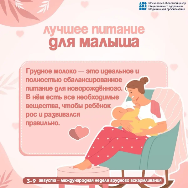 Всемирная «Неделя поддержки грудного вскармливания»