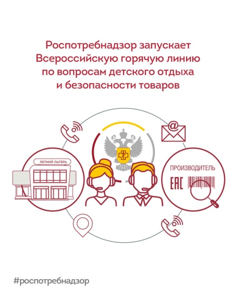 Начала работу тематическая горячая линия Роспотребнадзора