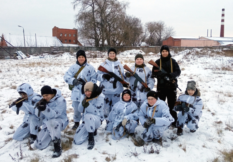 Воспитанники военно-патриотического клуба Воскресенска приняли участие в зимних сборах