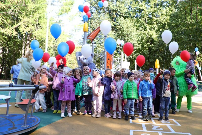 В Воскресенске открыта еще одна детская площадка по программе губернатора Андрея Воробьева
