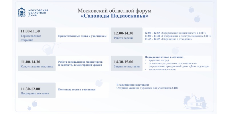 Вниманию садоводов! 