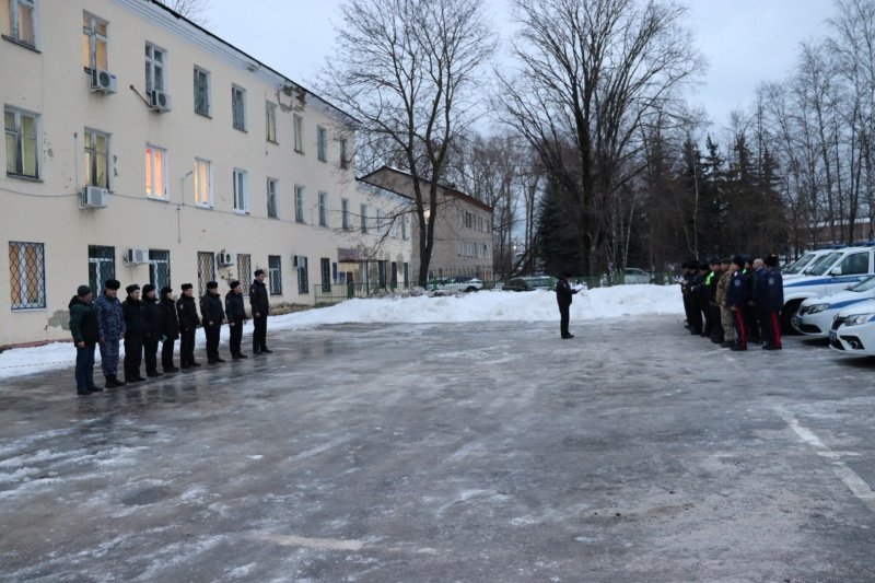 В Воскресенске прошел совместный инструктаж нарядов комплексных сил, заступающих на службу по охране общественного порядка