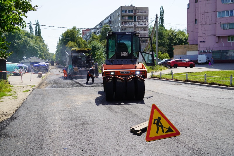 В городском округе Воскресенск продолжается ремонт дорог 