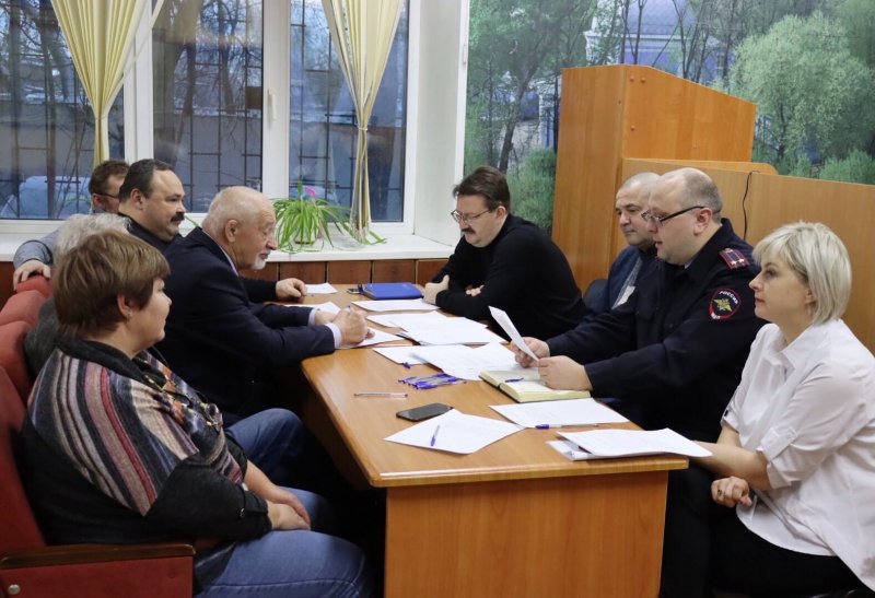В УМВД России по г.о. Воскресенск состоялось первое заседание Общественного совета в новом составе