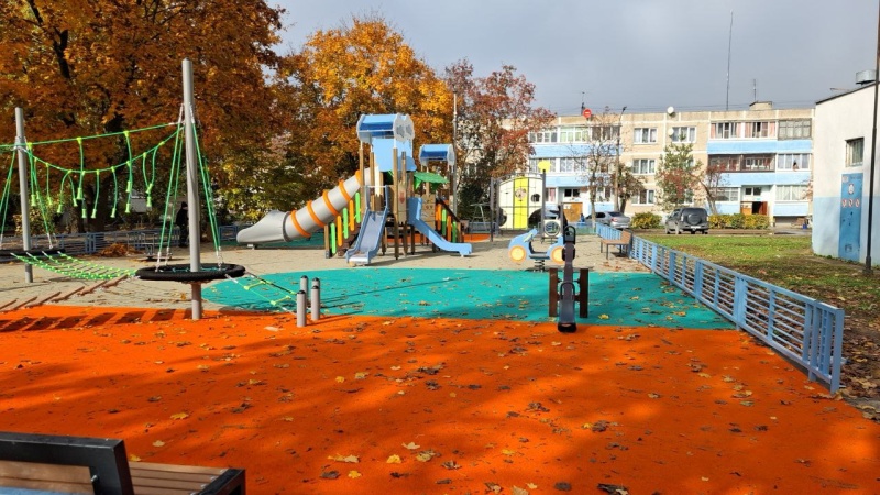 В городском округе Воскресенск установлены новые игровые площадки 
