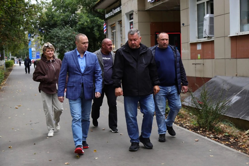 Глава городского округа Воскресенск провёл обход центральной части Воскресенска