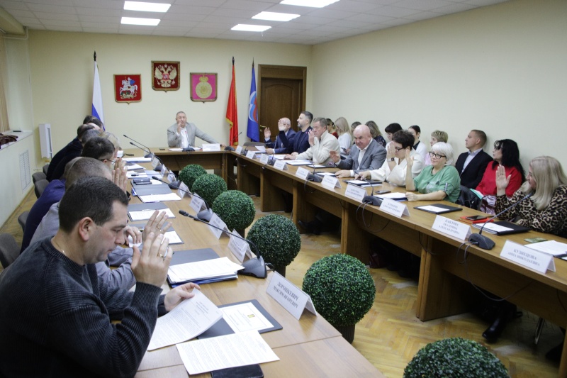 На заседании Совета депутатов городского округа Воскресенск 