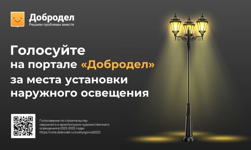 В Подмосковье стартовало голосование за выбор объектов наружного освещения по проекту «Светлый город»