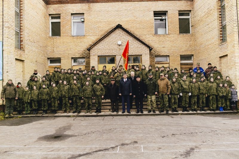 Артур Болотников принял участие в открытии военно-патриотических сборов