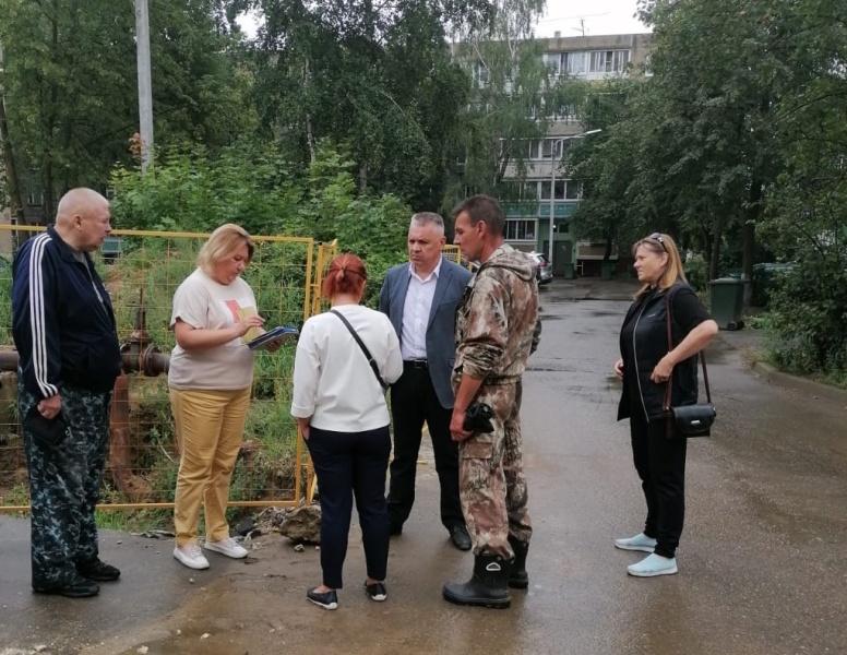 Рабочие выезды в микрорайоны Воскресенска 