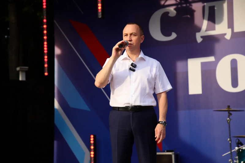 В Воскресенске  проходят праздничные мероприятия, посвящённые Дню России и Дню нашего города
