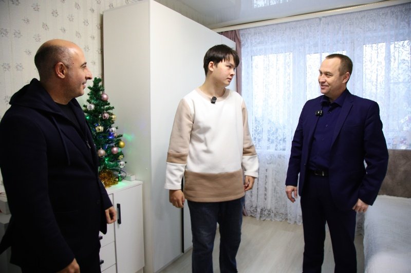 Глава городского округа навестил воскресенского новосёла 