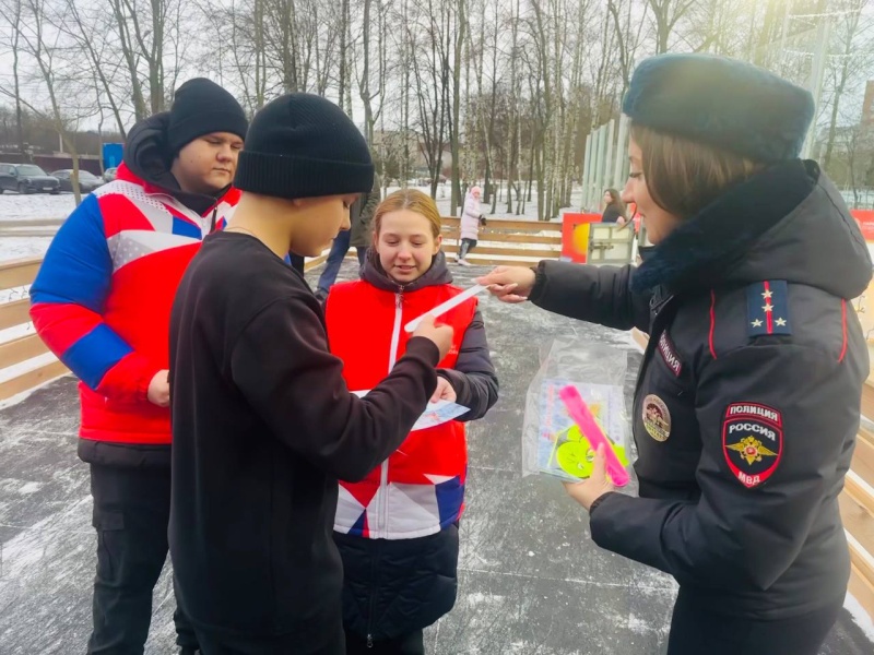   Сотрудники Госавтоинспекции и общественники организовали акцию «Безопасная зима»
