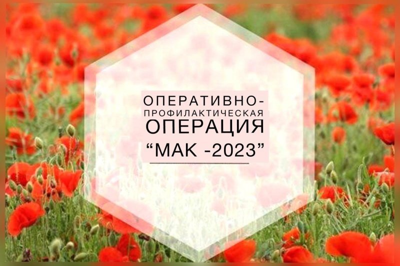 Второй этап оперативно – профилактической операции «МАК-2023» 