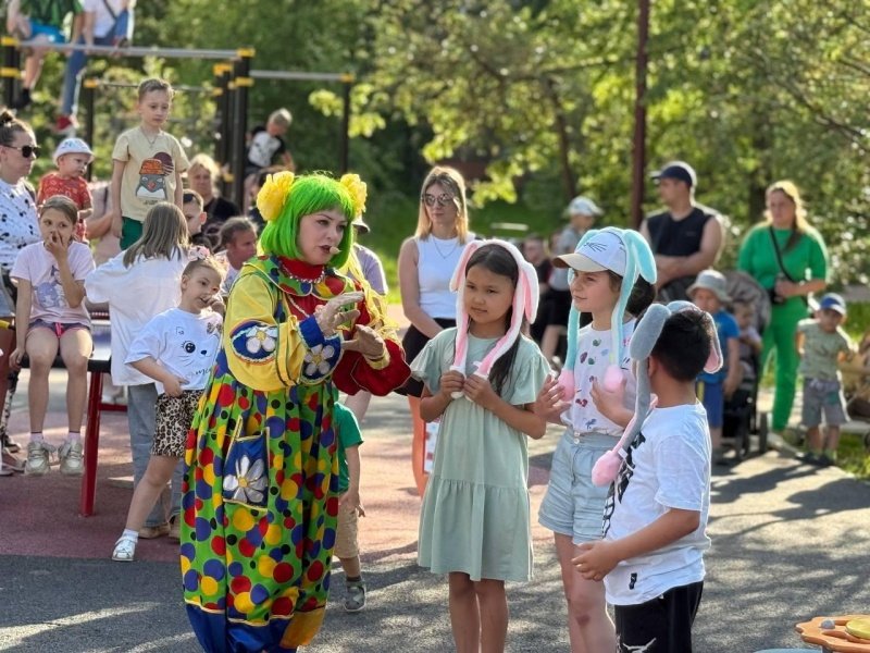 В микрорайоне Воскресенска отметили День соседей