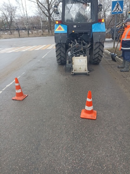 В городском округе Воскресенск  в связи с температурными «качелями» дорожники начали ямочный ремонт